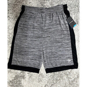 Men's Dunlop Sport Jogger Drawstring Waist Side Pocket Sweat Shorts In Gray XL